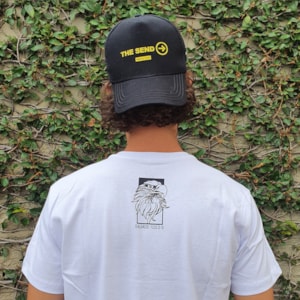 Segunda imagem do produto Camiseta Águia Retrato | Branca | Pecado Zero