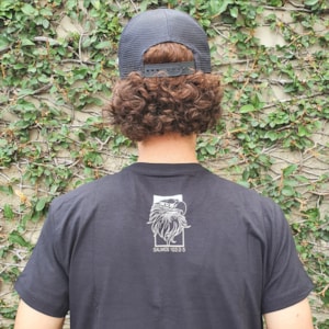 Segunda imagem do produto Camiseta Águia Retrato | Preta | Pecado Zero