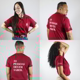 Camiseta As Pessoas Devem Saber | Vermelha | Unissex | The Chosen GG
