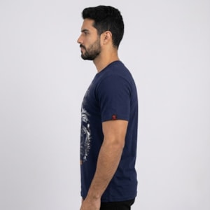 Segunda imagem do produto Camiseta Azul | Salmo 125:1 | P