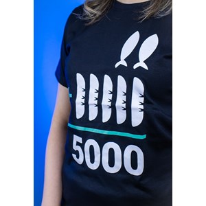 Camiseta Baby Look 2+5=5000 | Preta | The Chosen GG