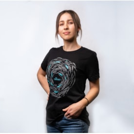 Segunda imagem do produto Camiseta Contra a Corrente | Preta | The Chosen M