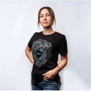 Segunda imagem do produto Camiseta Contra a Corrente | Preta | The Chosen M