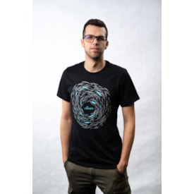 Segunda imagem do produto Camiseta Contra a Corrente | Preta | The Chosen M