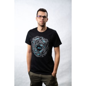 Segunda imagem do produto Camiseta Contra a Corrente | Preta | The Chosen M