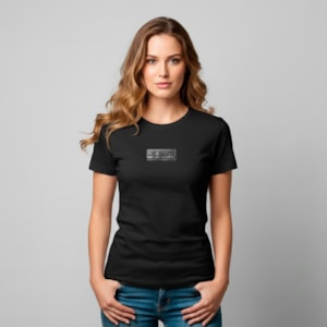 Camiseta Feminina Preta | Jesus, Caminho, Verdade e Vida | P