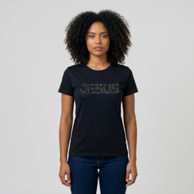 Camiseta Feminina Preta | Jesus | P