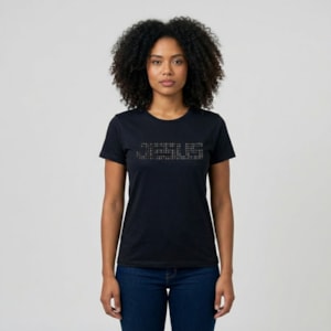 Camiseta Feminina Preta | Jesus | P