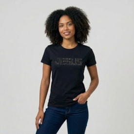 Segunda imagem do produto Camiseta Feminina Preta | Jesus | P