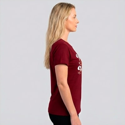 Segunda imagem do produto Camiseta Feminina Vermelha | Mulher Virtuosa | P