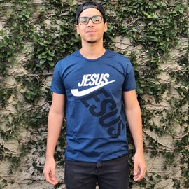 Camiseta Jesus Especial | Azul | Pecado Zero | GG