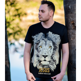 Camiseta Jesus Leão da Tribo | Preta | Pecado Zero | GG