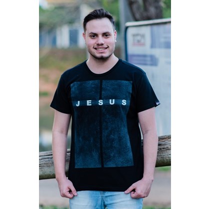 Camiseta Jesus | Preta | Pecado Zero | GG