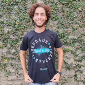 Camiseta Liberdade | Preta | Pecado Zero