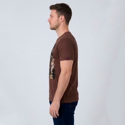 Segunda imagem do produto Camiseta Marrom | Leão de Judá