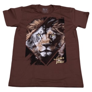 Camiseta Marrom | Leão de Judá | P