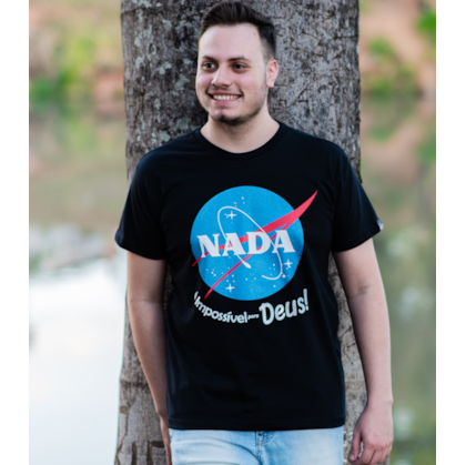 Camiseta Nada é Impossível | Preta | Pecado Zero | GG