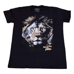 Camiseta Preta  | Leão de Judá | P