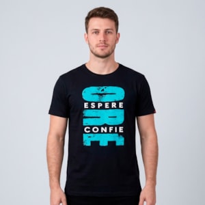 Camiseta Preta | Ore, Espere, Confie