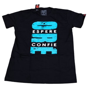 Camiseta Preta | Ore, Espere, Confie | P
