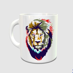 Caneca Personalizada Jesus King Lion Color