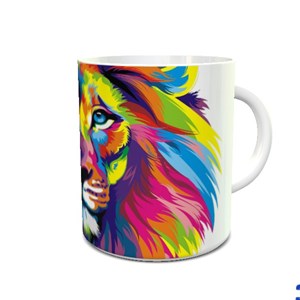 Caneca Personalizada Lion Color