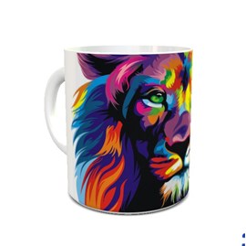 Caneca Personalizada Lion Color
