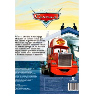 Livro - Disney - Pixar - Carros 3 - 100 Páginas Para Colorir - Catavento