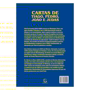 Segunda imagem do produto Cartas de Tiago, Pedro, Joao e Judas  | Comentário Esperança |  Fritz Grünzweig  e Uwe Holmer