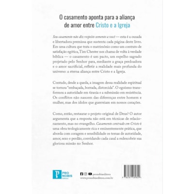 Segunda imagem do produto Casamento Centrado em Cristo | Tim Chester