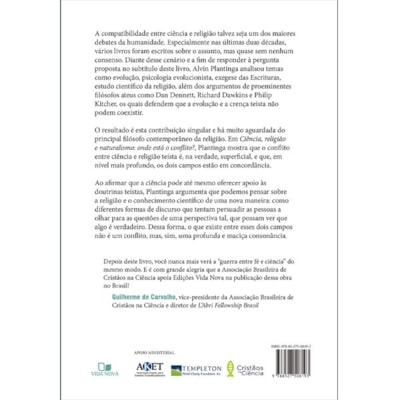 Segunda imagem do produto Ciência, religião e naturalismo | Alvin Plantinga