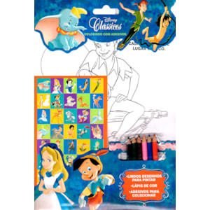 Clássicos Disney | Colorindo com Adesivos