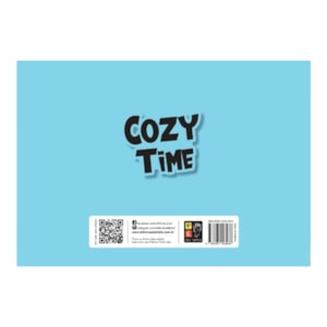 Segunda imagem do produto Coleção Cute and Cozy | Cozy Time | Para Colorir | Capa Azul