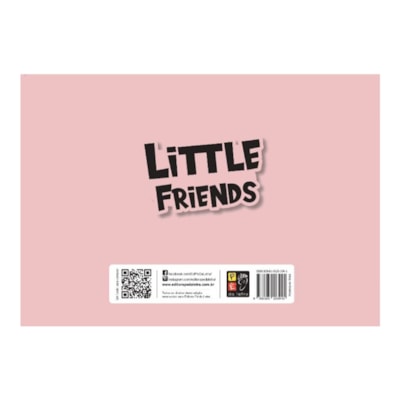 Segunda imagem do produto Coleção Cute and Cozy | Little Friends | Para Colorir | Capa Rosa