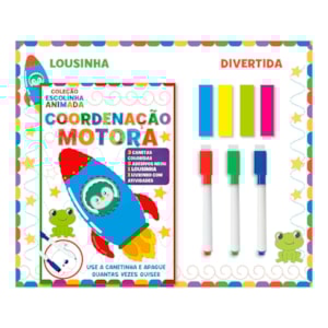 Coleção Escolinha Animada | Lousinha Divertida | Coordenação Motora