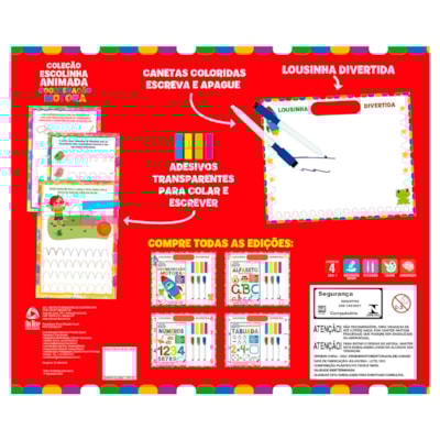 Segunda imagem do produto Coleção Escolinha Animada | Lousinha Divertida | Coordenação Motora