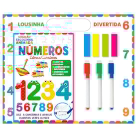 Coleção Escolinha Animada | Lousinha Divertida | Números