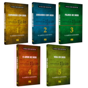 Coleção | Estudos Em Primeira João | 5 Volumes | Dr. Martyn Lloyd-Jones