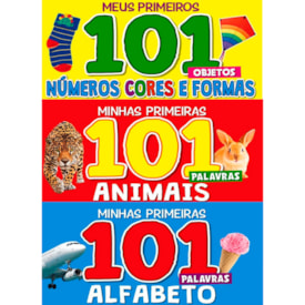 Coleção Minhas Primeiras 101 Palavras | Box com 3 Livrinhos