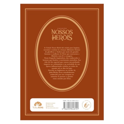 Segunda imagem do produto Coleção Nossos Heróis | John Wesley | Prisca Mendonça