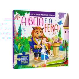 Coleção Os Melhores Contos | A Bela e a Fera | Livro Quebra-Cabeça