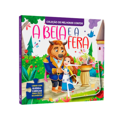 Coleção Os Melhores Contos | A Bela e a Fera | Livro Quebra-Cabeça