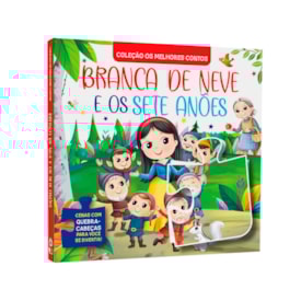 Coleção Os Melhores Contos | Branca de Neves e os Sete Anões | Livro Quebra-Cabeça