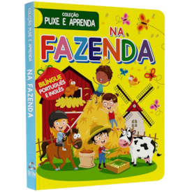 Coleção Puxe e Aprenda | Na Fazenda | Bilíngue, Português e Inglês