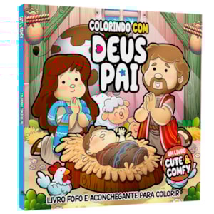 Colorindo Com Deus Pai | Um Livro Cute & Comfy | Livro de Colorir Adulto