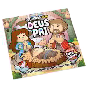 Segunda imagem do produto Colorindo Com Deus Pai | Um Livro Cute & Comfy | Livro de Colorir Adulto