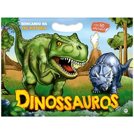 Colorindo Dinossauros | Ciranda Cultural C/ Adesivos