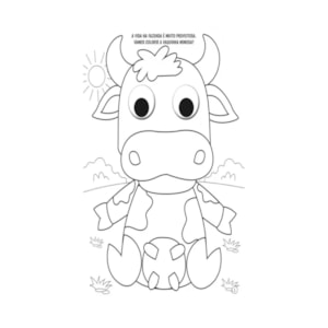 Segunda imagem do produto Colorindo no Mundo dos Animais da Fazenda | Colorir Com Olhinhos