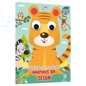 Colorindo no Mundo dos Animais da Selva | Colorir Com Olhinhos
