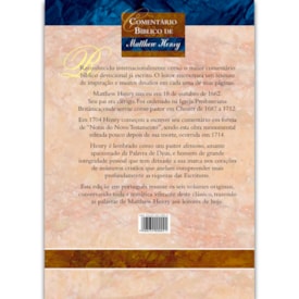 Segunda imagem do produto Comentário Bíblico de Matthew Henry | Volume Único